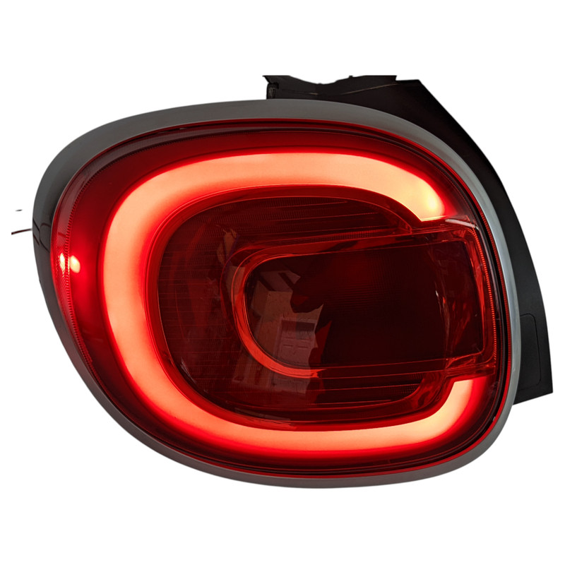 2014-2017 Fiat 500L Outer Qtr Mtd Tail Light Lamp Driver Left Chrome Trim OEM