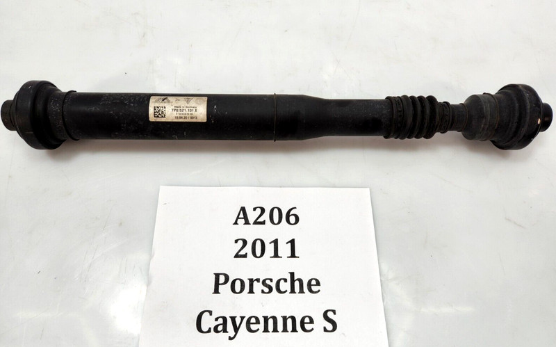 ✅ 11-18 OEM Porsche Cayenne S 958 AWD Front Drive Shaft Propeller Driveshaft