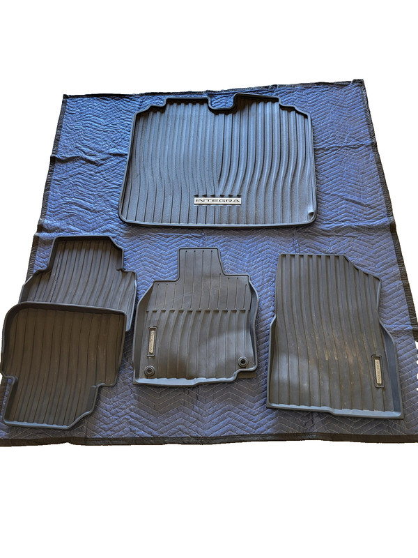 Used Oem Acura Left Right & Front & Rear & Trunk Floor Mat for 2023-2024 Integra