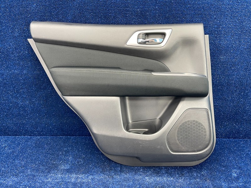 17–20 Nissan Pathfinder Rear Left Driver Interior Door Panel Trim 829A19PJ0A OEM