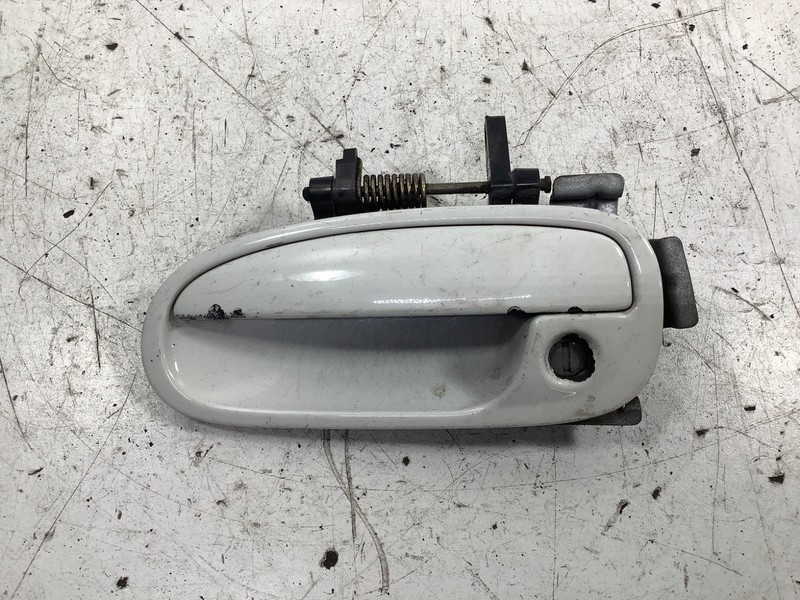 96-00 Honda Civic Left Front Outer Door Handle White OEM