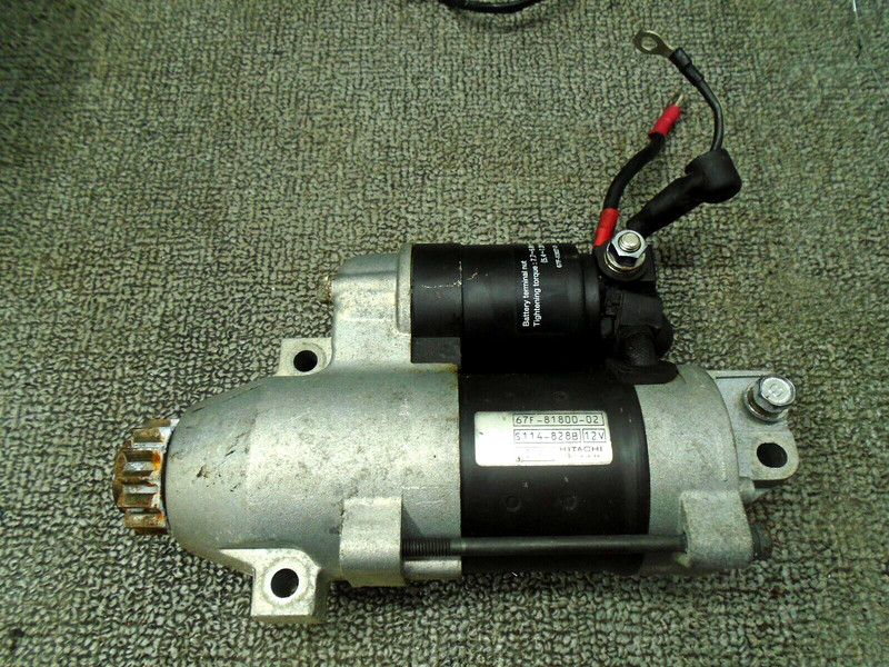Starter Starting Motor 67F-81800-02-00 Yamaha 4 stroke Outboard 75-90-100 hp