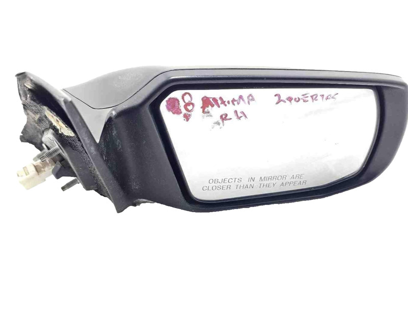 2008 Altima 2dr RH Passenger Power Door Mirror Light Scratches P/N 96301JB10E