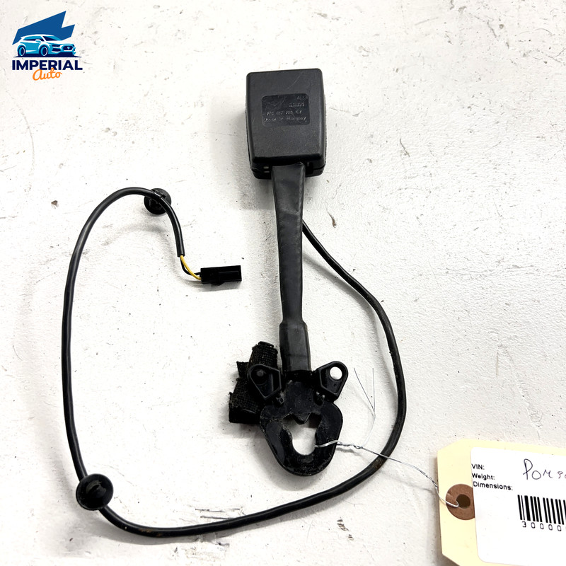PORSCHE CAYENNE FRONT LEFT SEATBELT SEAT BELT BUCKLE OEM 2011 - 2017
