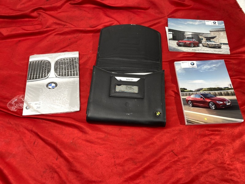 12-18 BMW F12 F13 M6 Owners Operator Guide Manual Booklet with Case Set OEM✅