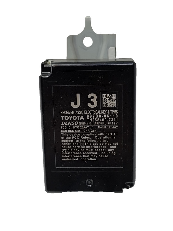 18-24 TOYOTA CAMRY KEYLESS ENTRY TPMS RECEIVER CONTROL MODULE UNIT W/BRACKET OEM