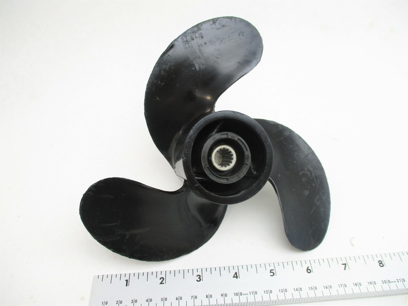 93357A107 7/8" X 6 1/3P Plastic Prop for Mercury 3.5-4 HP Outboards 15 Spline