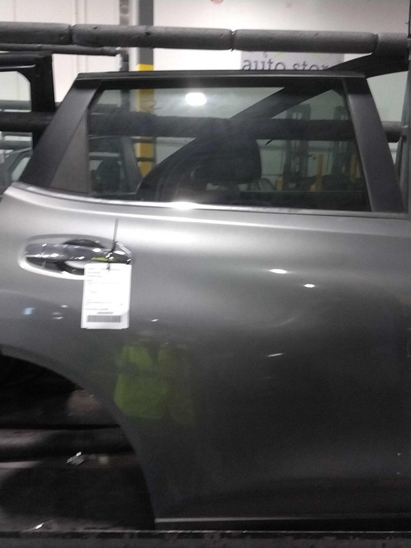 2015 Nissan Rogue Rear Right Door Grey Used OEM 393165 Dented 167k Miles