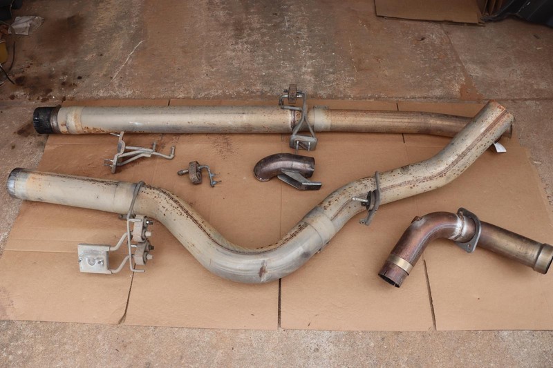 2011-2012 FORD F250 SD 6.7L DIESEL EXHAUST MUFFLER PIPE TUBE OEM