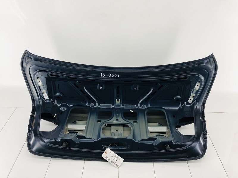 13-18 BMW 320I F30 REAR TRUNK DECK COVER LID IMPERIAL BLUE METALLIC OEM