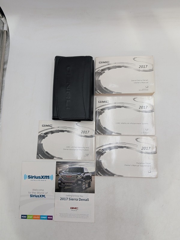 2017 GMC SIERRA DURAMAX DIESEL OWNERS MANUAL GUIDE DENALI SLT SLE V8 6.6L 4X4 2W