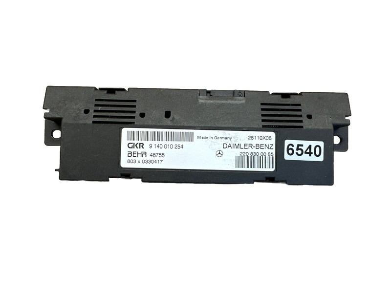 ✅ 00-06 Mercedes W220 S600 CL600 S500 S55 AMG A/C Climate Control Module OEM ✅