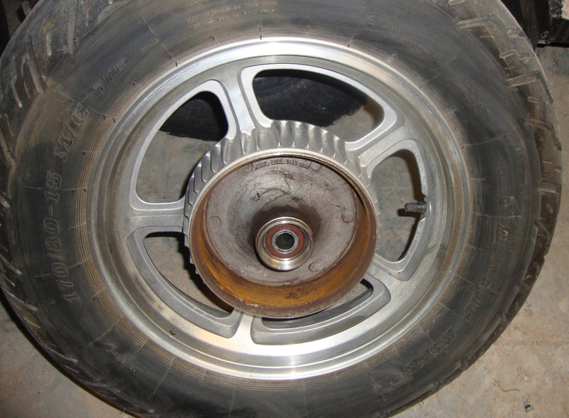 2007 Honda Shadow VT1100C VT1100 VT 1100 C Rear Rim Tire Wheel 170/80-15 15 Back