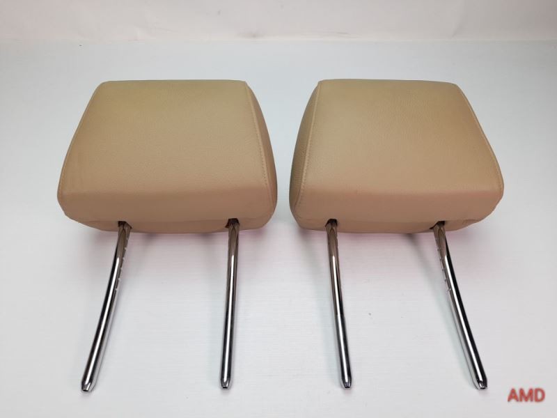 2007 BMW 335i 335xi 328xi 328i E90 Sedan Front Headrest Set Beige 2pc 9118922