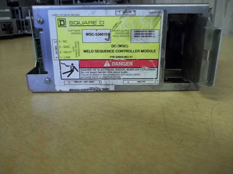 Square D 52045-062-51 WSC-534010-J Weld Sequence Controller Module DC(WSC)
