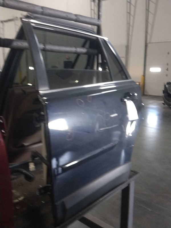 2012 Subaru Legacy Left Rear Door Blue OEM Used Dents 103k Miles