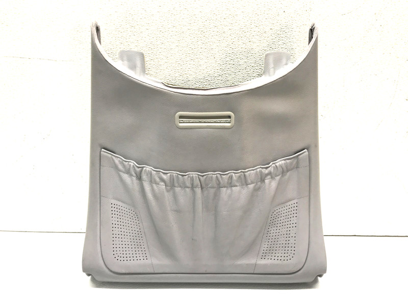 00-02 Mercedes W220 S430 S500 Front Right Seat Back Cover Gray OEM