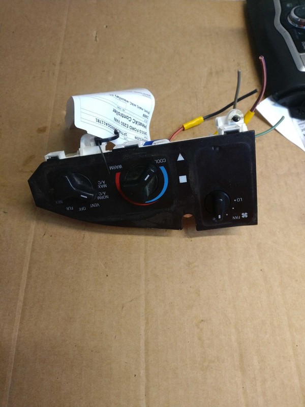2013 Ford E250 Van A/C Selector Switch OEM 5C2H19E764AA Used 285K Miles