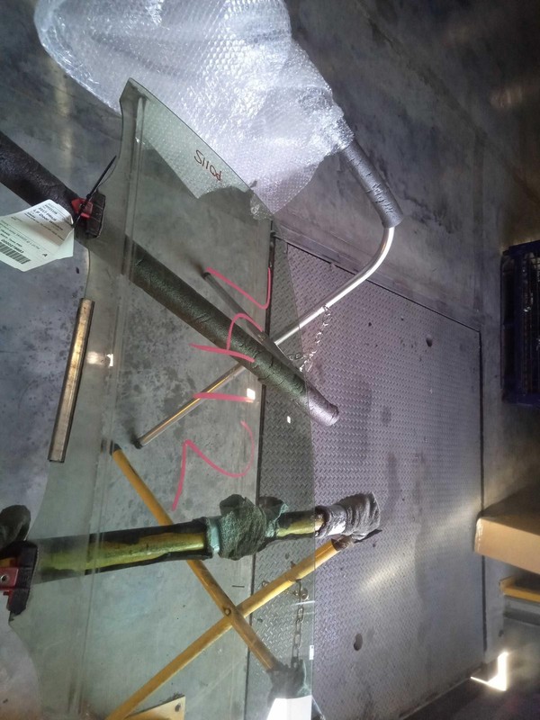 2017 Toyota Prius Left Door Glass OEM 447269 4DR Used 136K Miles