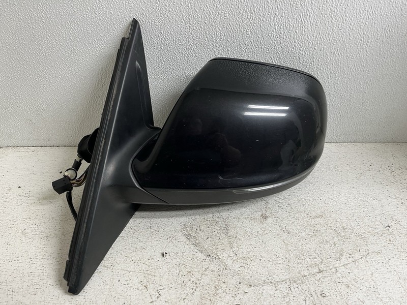 2009-2014 Audi Q5 Left Driver Door Mirror Black 14 Wire Connector Glass Oem