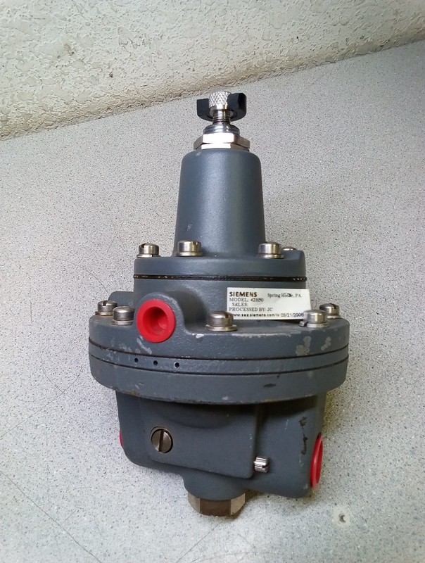 Siemens 42H50 42-200 Precision Pressure Regulators 3-200 PSIG Range 1/2"