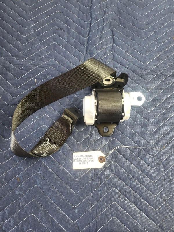Used Oem Subaru 3rd Row Left Driver Rear Seat Belt Retractor 2019-2026 Ascent