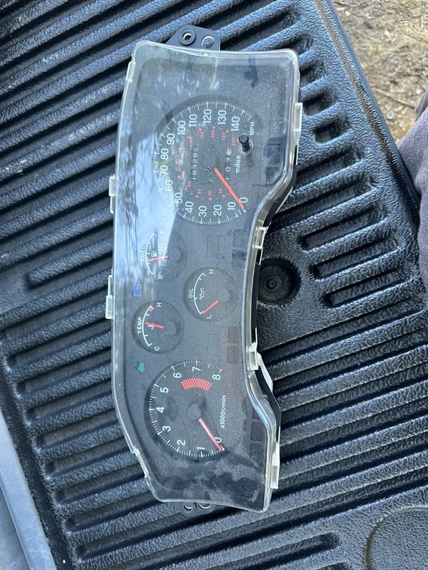 91-94 ECLIPSE TALON 1.8 N/T NT INSTRUMENT SPEEDOMETER GAUGE CLUSTER 1G OEM 183k