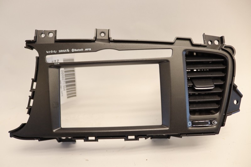 2012-2013 KIA OPTIMA DASHBOARD RADIO DISPLAY BEZEL TRIM COVER W/ AIR VENT OEM