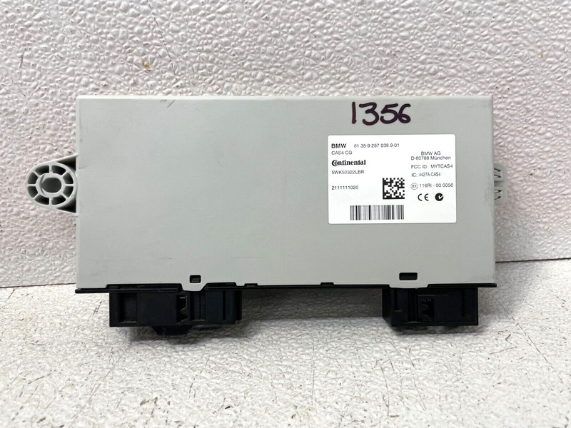 11 12 13 BMW 528i 535i 550i F10 Comfort Access Theft Locking Module 1356 OEM
