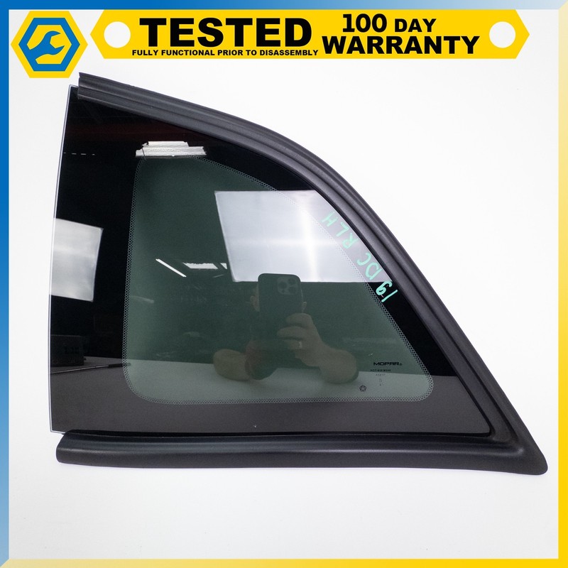 15-23 DODGE CHALLENGER REAR LEFT DRIVER SIDE QUARTER WINDOW GLASS OEM