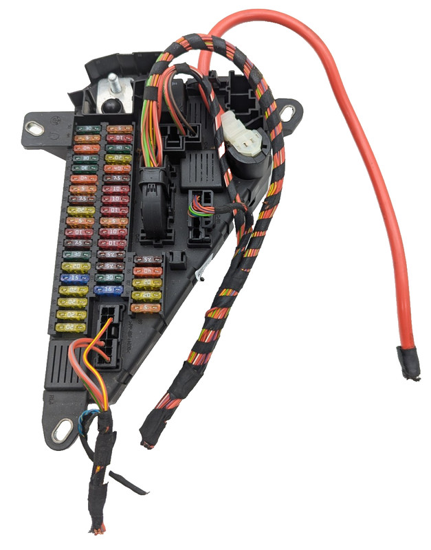 2007 BMW E64 650i Rear Trunk Power Distribution Fuse Relay Box OEM