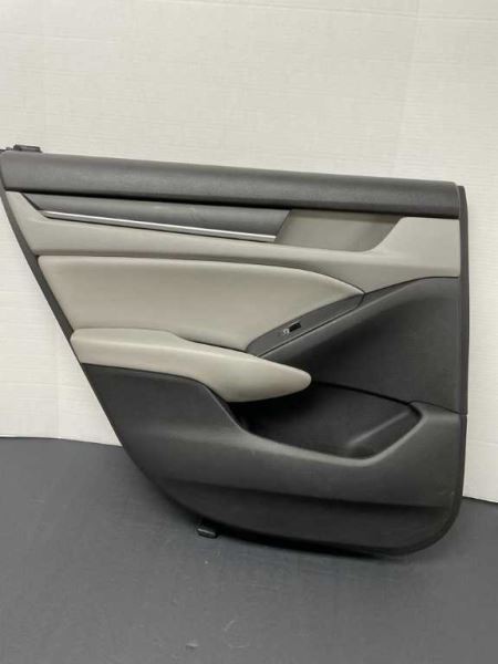 Driver Rear Door Trim Panel Gray Cloth Fits 2018 Accord 558118