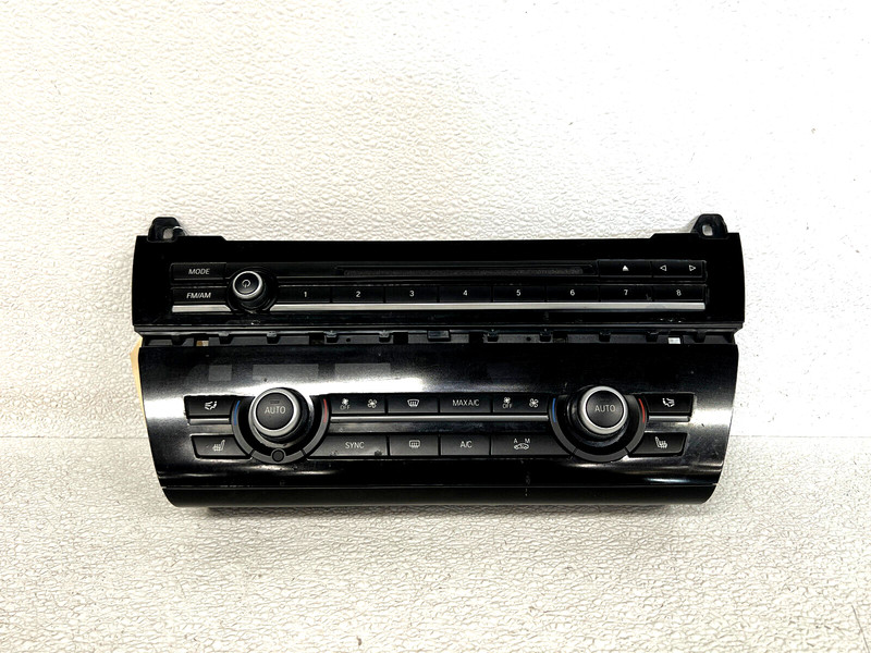 ⭐2011-2016 BMW 5-SERIES F10 RADIO CD PLAYER CLIMATE CONTROL SWITCH OEM LOT2577