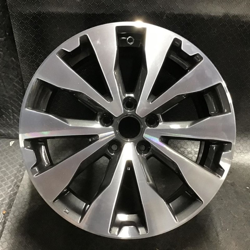 Wheel 18x7 Alloy Wagon Black Inlay Fits 15-17 LEGACY 77050