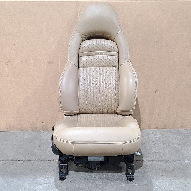 99-04 Corvette C5 Sport Seat With Track Passenger Rh Light Oak Aa7077