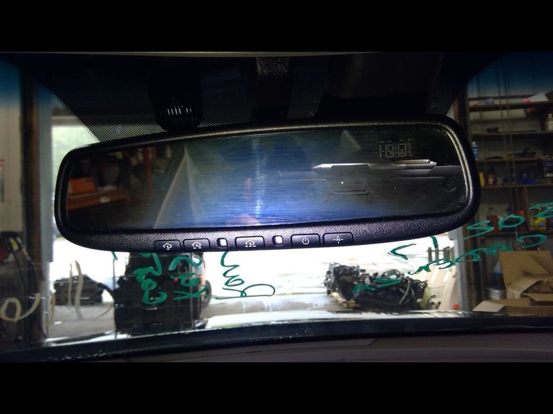Rear View Mirror Garage Door Opener With Compass Fits 14-19 CADENZA 1611031