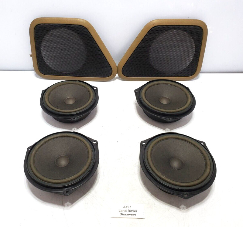 ✅ 99-04 OEM Land Rover Discovery L318 Sound Radio Stereo Audio Speaker Cover SET