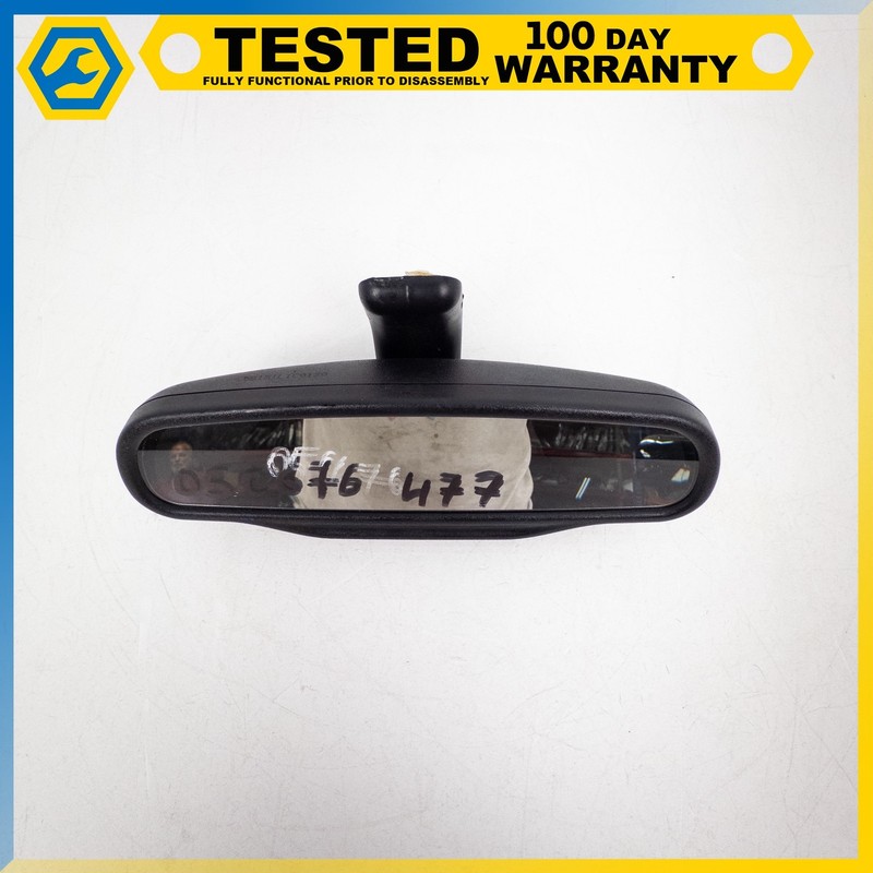 2005 CHEVROLET CORVETTE C6 INTERIOR REAR VIEW MIRROR BLACK MANUAL DIMMING OEM