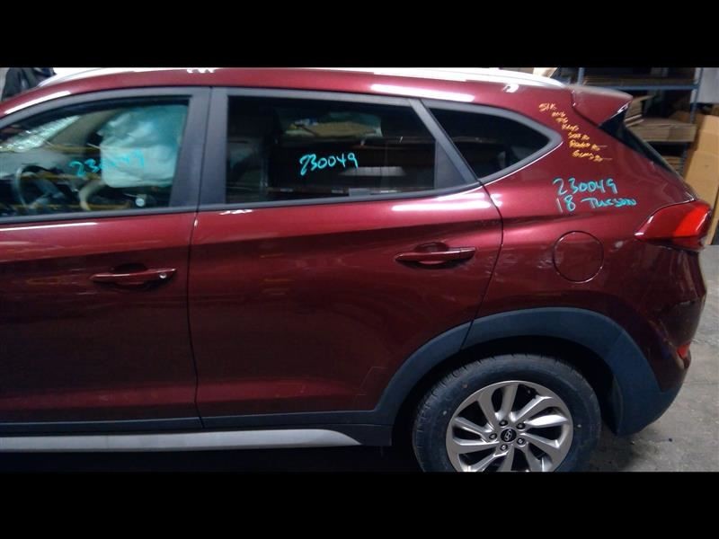 Driver Rear Side Door Red Electric Fits 16-20 TUCSON 1066341