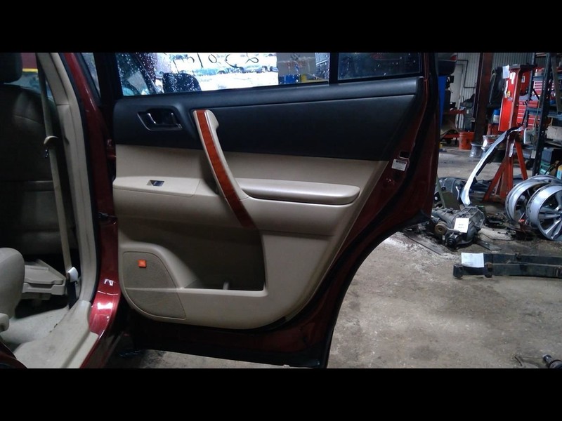2008 HIGHLANDER Passenger Right Rear Door Trim Panel Rear 1558215