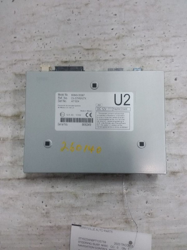 Navigation Control Module 2023 Toyota Tacoma 86840-0E087