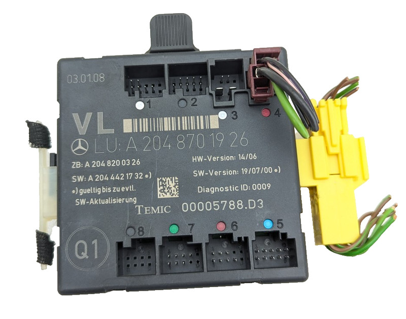 08-14 Mercedes W204 C350 C300 Front Right Side Door Control Module 2048701926