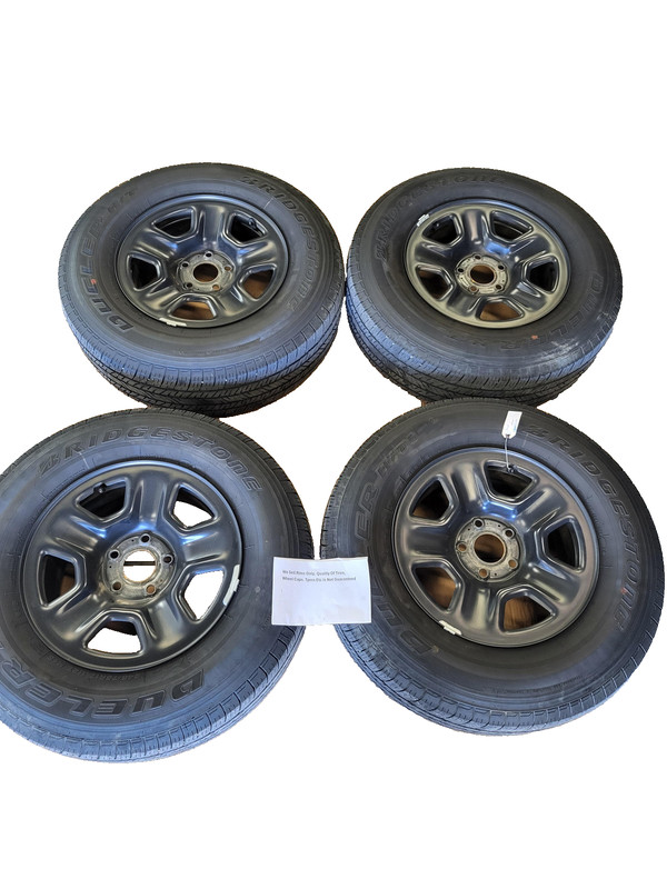 2018-2022 JEEP WRANGLER SET of 4 Wheel Rims OEM 245/75 R 17x7.5
