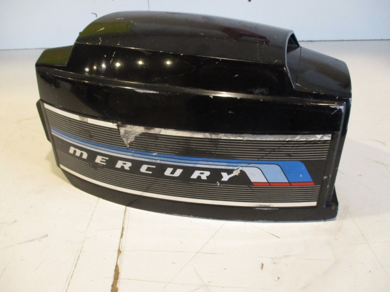 Mercury Outboard Top Motor Engine Cowl Cover Merc 110 Black 1970's
