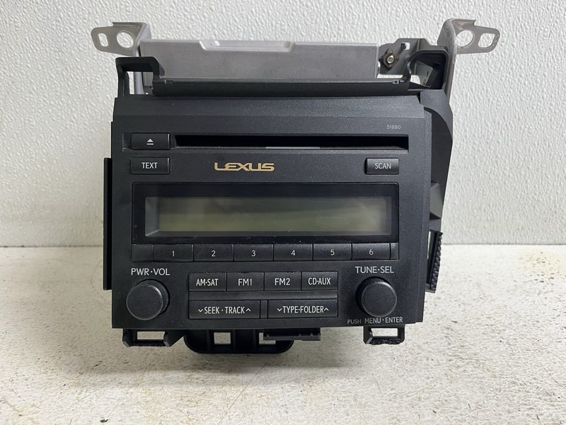 2011-2013 Lexus CT200H 518B0 Radio Stereo Disc CD Player 86120-76050 AMFM Oem