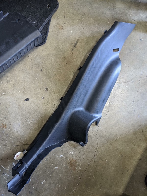 Right Passenger C Pillar Lock Trim Panel BJT6-68760 2018 Mazda 3 2014-2017 2018