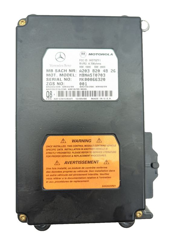 00-06 Mercedes R170 SLK320 S430 CL55 Voice Command Control Module 2038204826 OEM