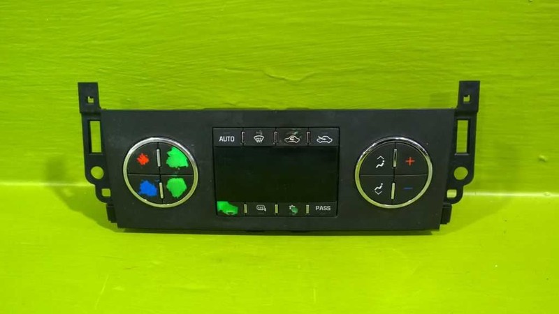 10 11 SILVERADO TEMPERATURE CLIMATE CONTROL SWITCH W/O REAR DEFROST OEM 3899-3
