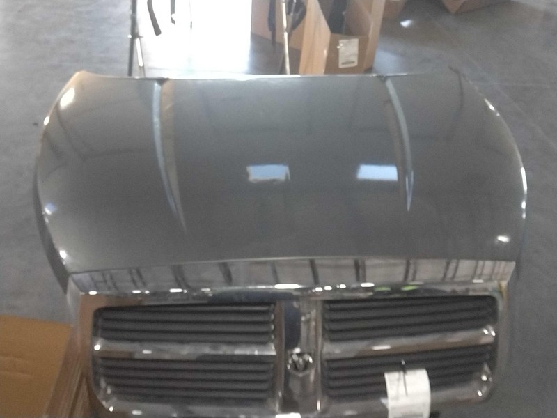 2005-2007 Dodge Dakota OEM Grey Hood Panel - Used - 55359276AC/AD