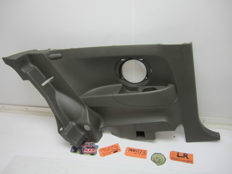TRIM QUARTER PANEL BACK SEAT REAR ARM REST SPEAKER COVER CUP HOLDER LH 02-06 RSX